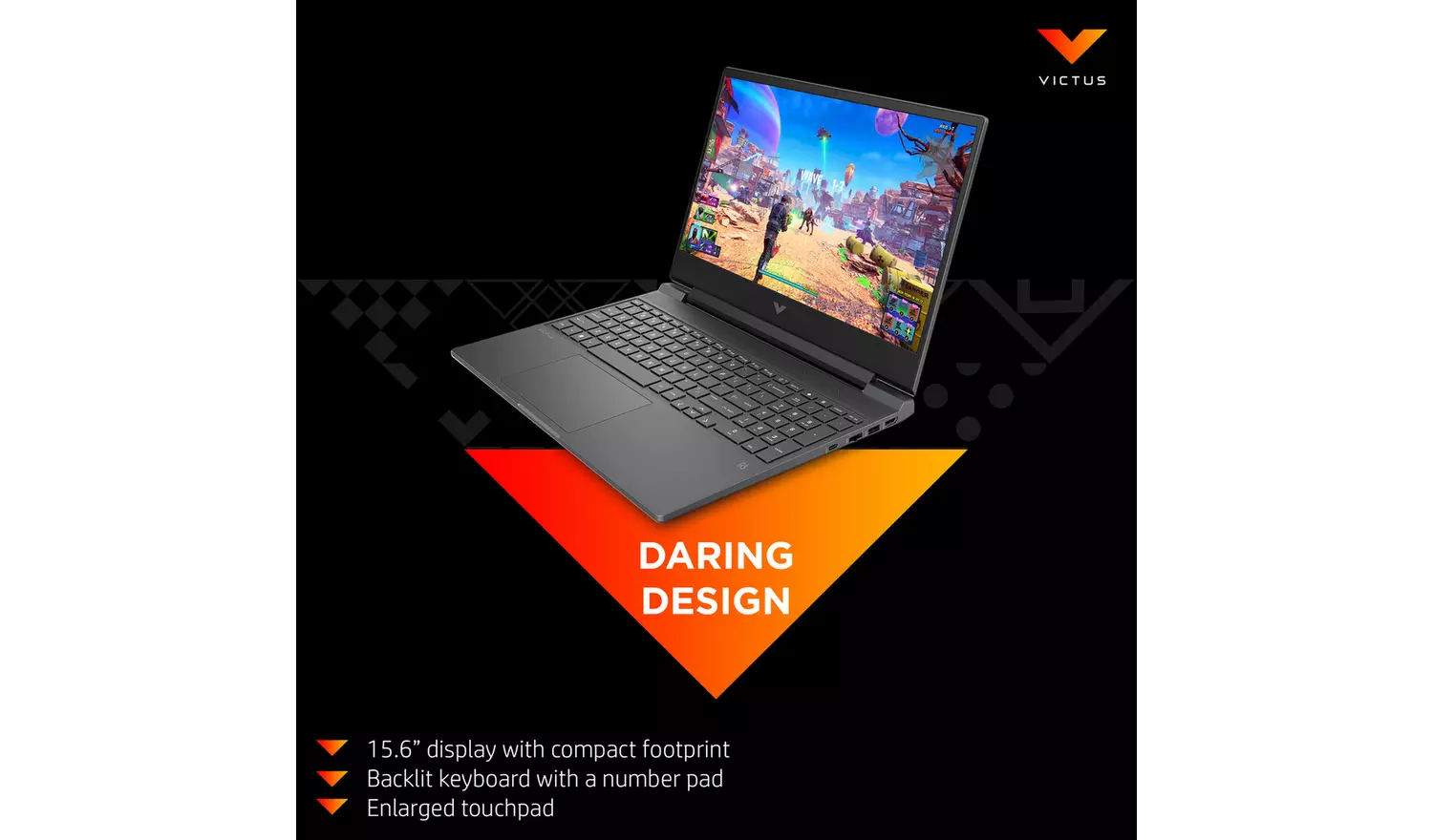 HP Victus 15.6in i5 16GB 512GB RTX3050 Gaming Laptop Bundle