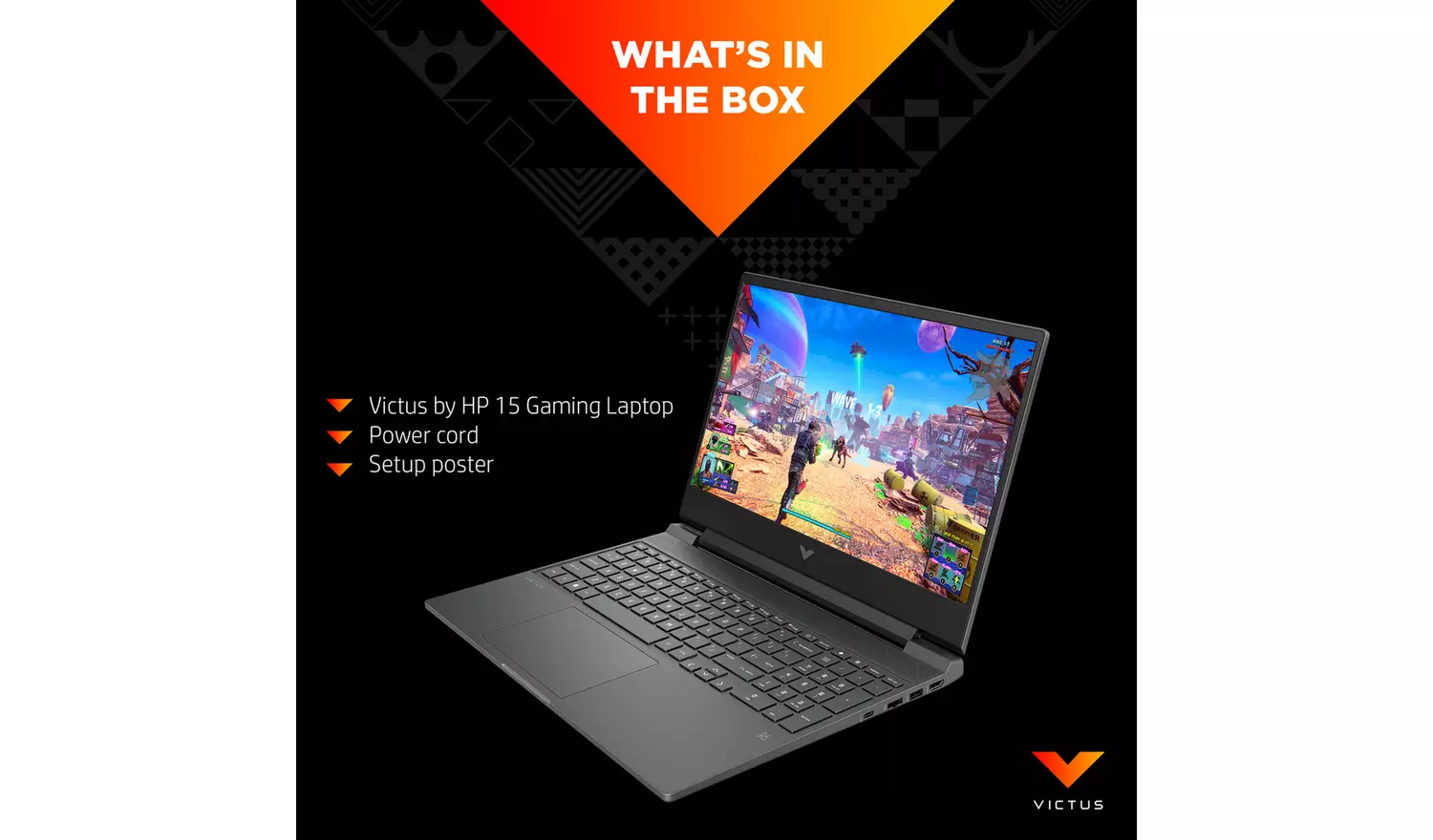 HP Victus 15.6in i5 16GB 512GB RTX3050 Gaming Laptop Bundle