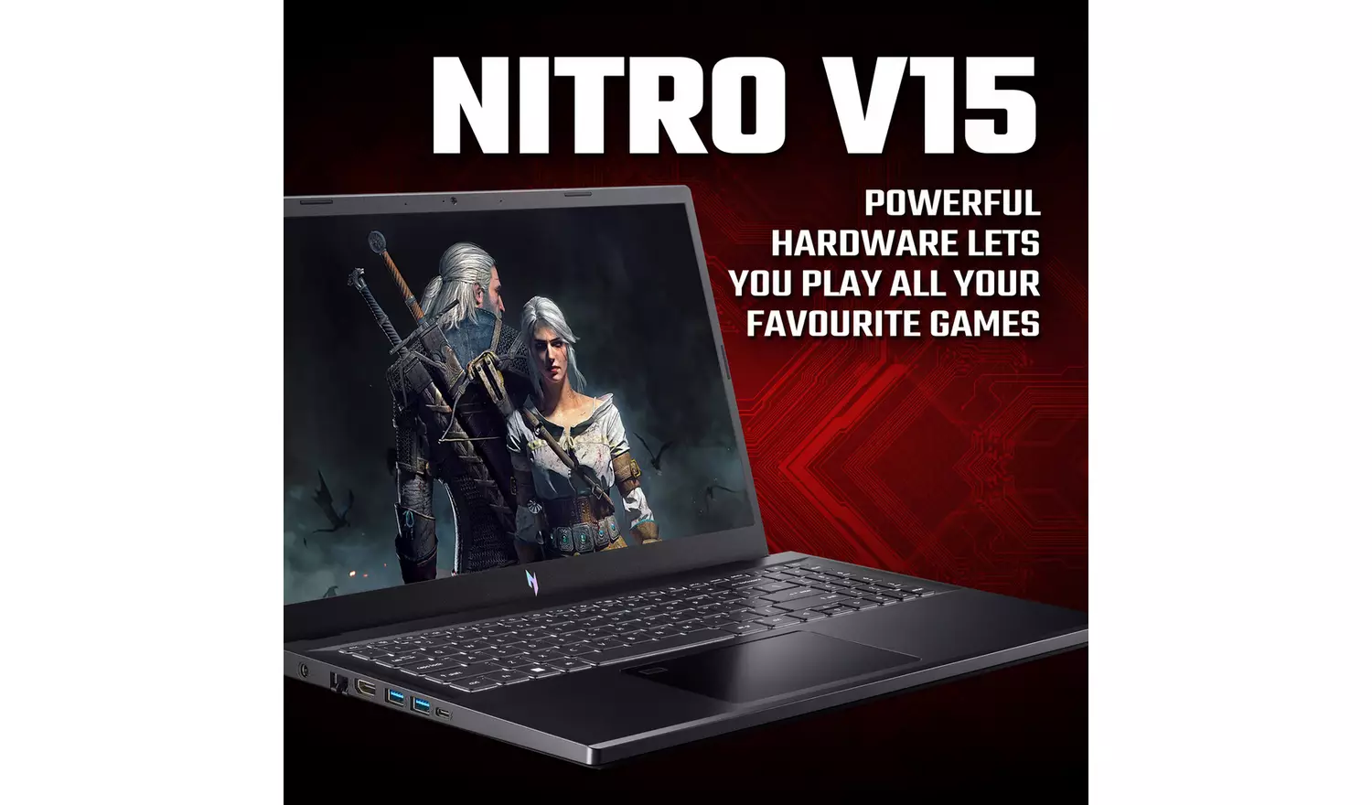 Acer Nitro V15 15.6in i5 16GB 512GB RTX4050 Gaming Laptop