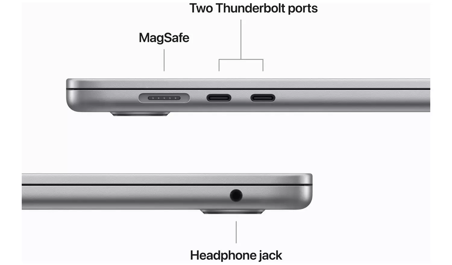 Apple MacBook Air 2023 15.3in M2 8GB 512GB - Space Grey