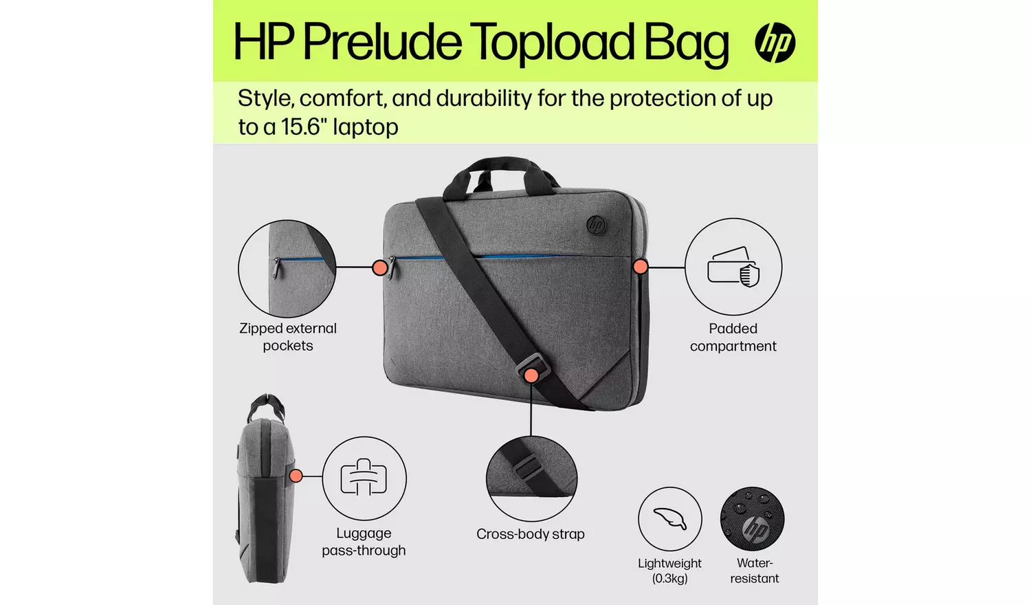 HP 15s 15.6in i3 4GB 128GB Laptop Bundle + Norton - Silver