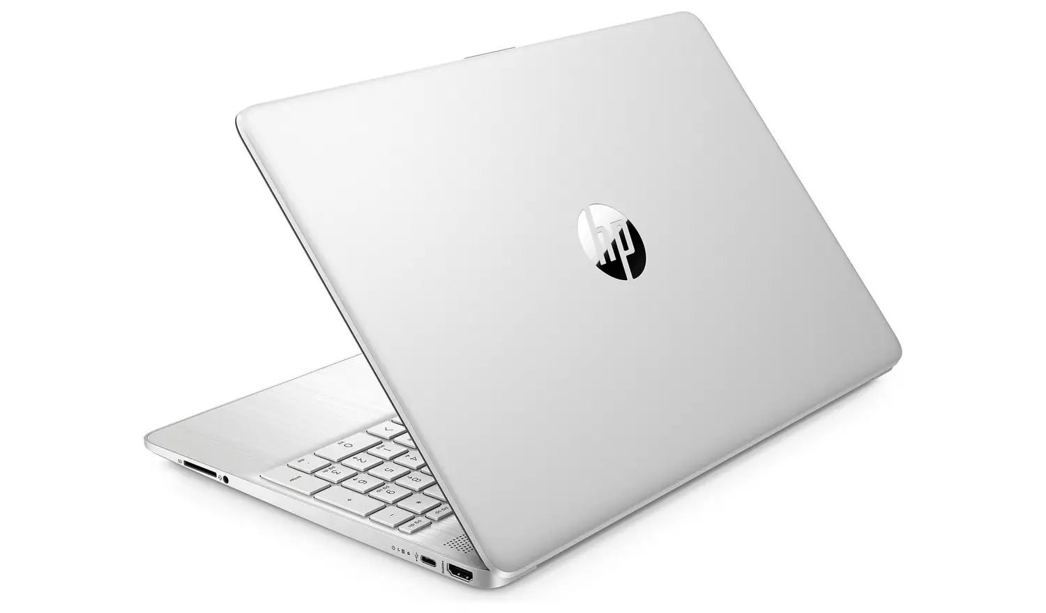 HP 15s 15.6in i3 4GB 128GB Laptop Bundle + Norton - Silver