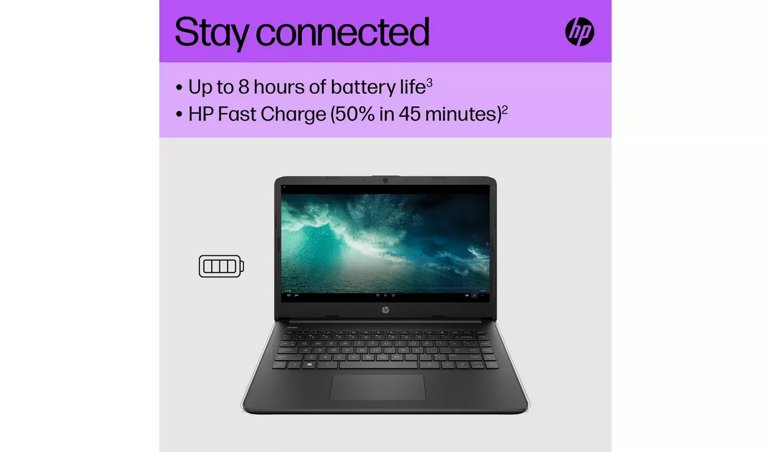 HP 14s-dq0007na 14in N4120 4GB 64GB Laptop - Black