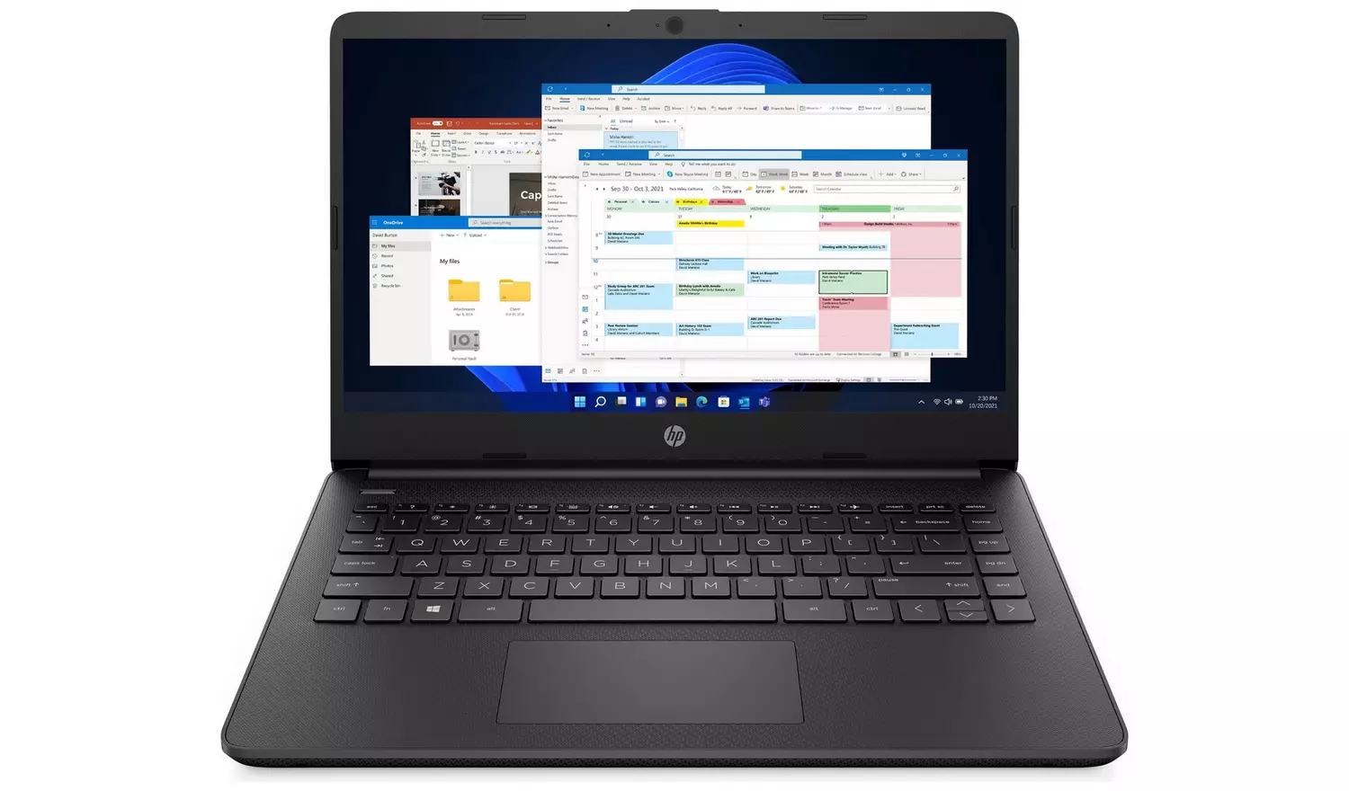 HP 14s-dq0007na 14in N4120 4GB 64GB Laptop - Black