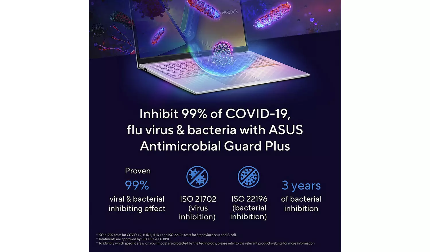 ASUS Vivobook 15.6in i3 8GB 512GB Laptop Bundle