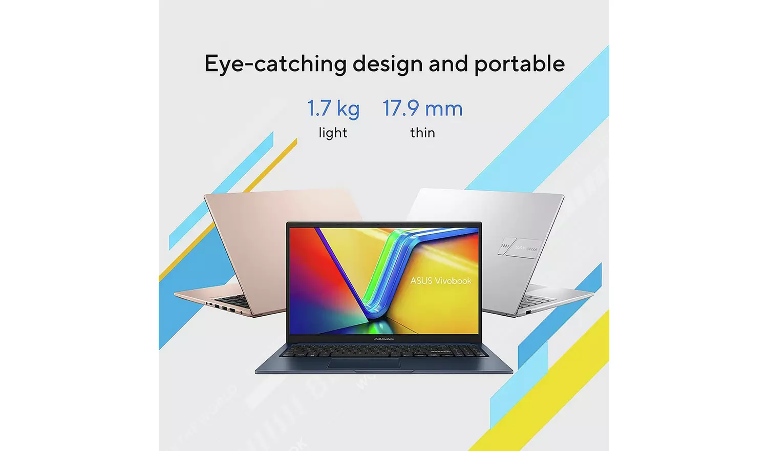 ASUS Vivobook 15.6in i3 8GB 512GB Laptop Bundle