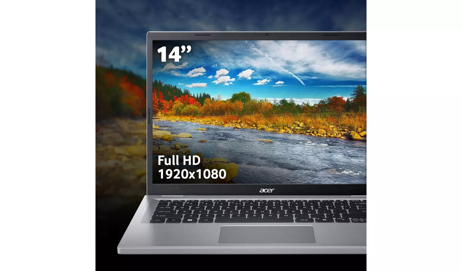 Acer Aspire Go 14 14in i3 8GB 128GB Laptop - Silver