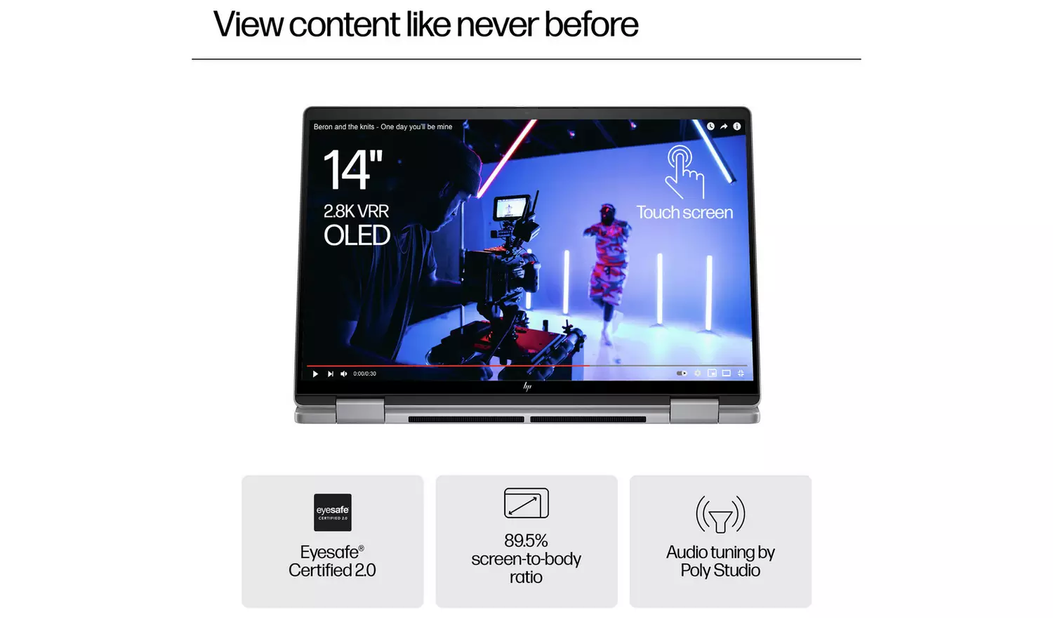 HP Envy x360 14in U5 16GB 512GB 2-in-1 Laptop - Silver