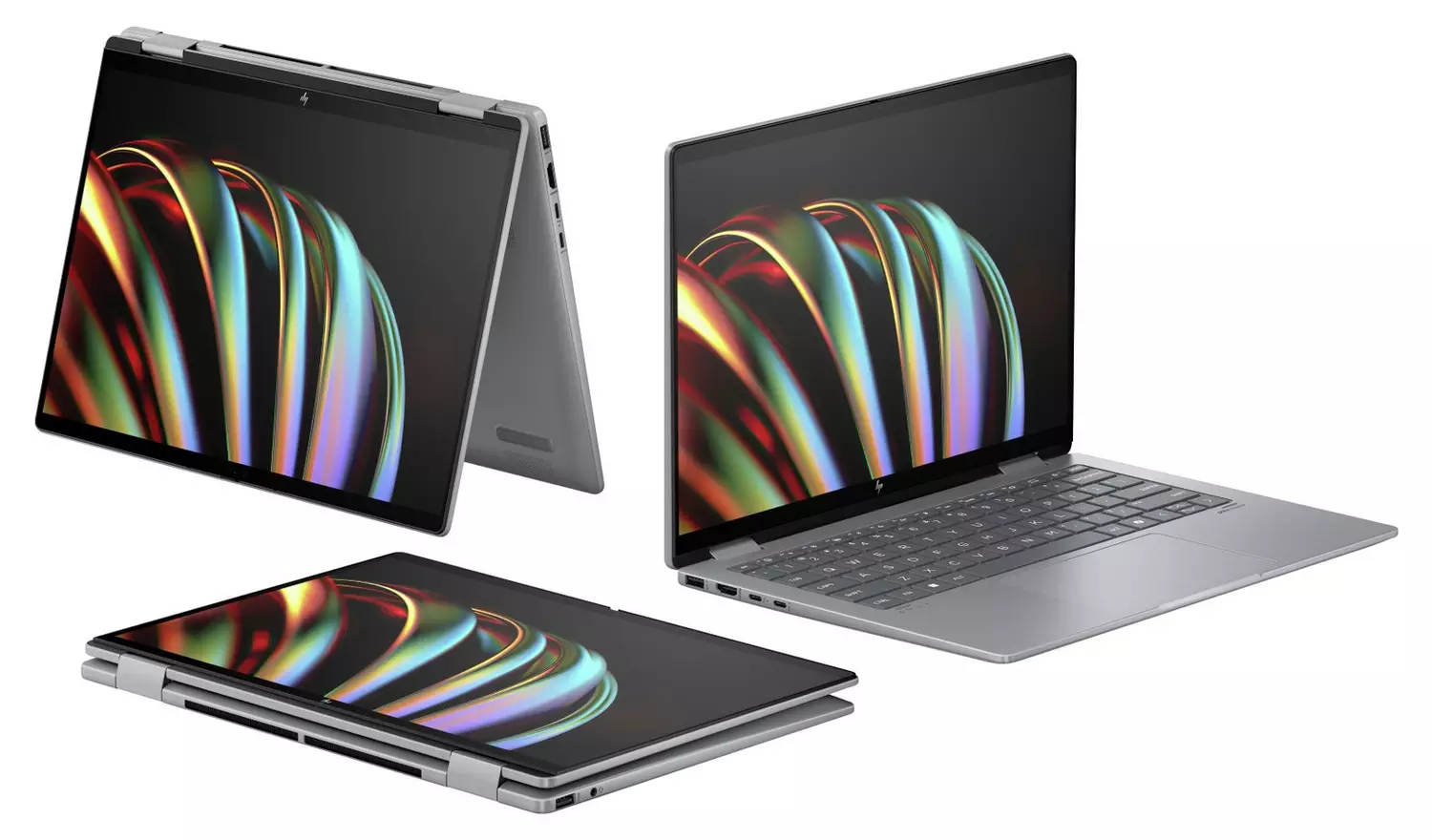 HP Envy x360 14in U5 16GB 512GB 2-in-1 Laptop - Silver