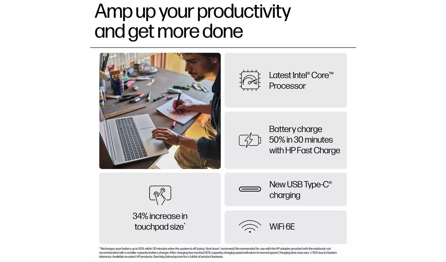 HP Pavilion 16 16in Core Ultra 5 16GB 512GB Laptop - Silver