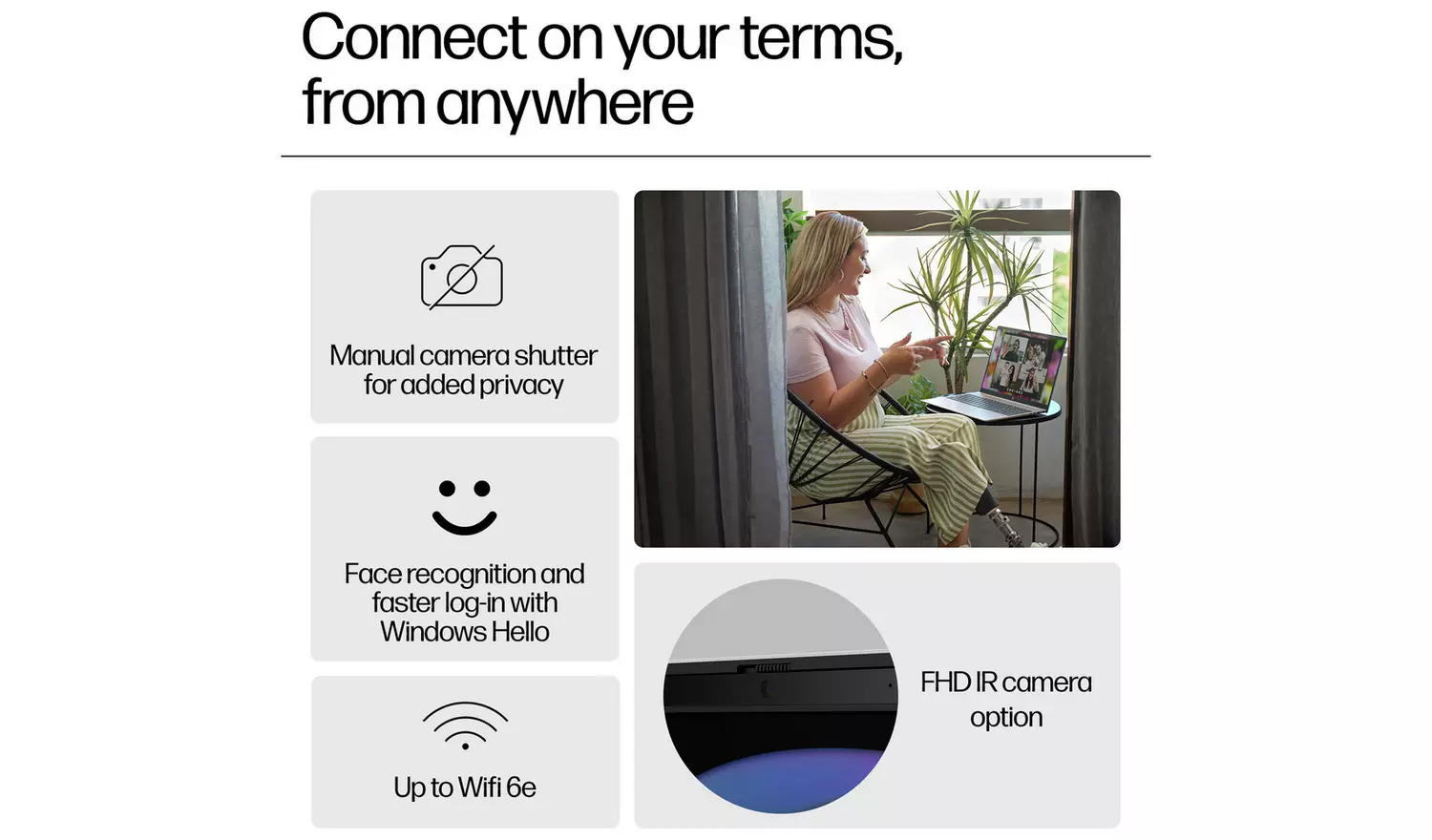 HP Pavilion 16 16in Core Ultra 5 16GB 512GB Laptop - Silver