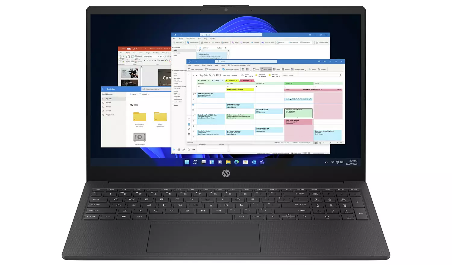 HP 15.6in Ryzen 3 4GB 128GB Laptop