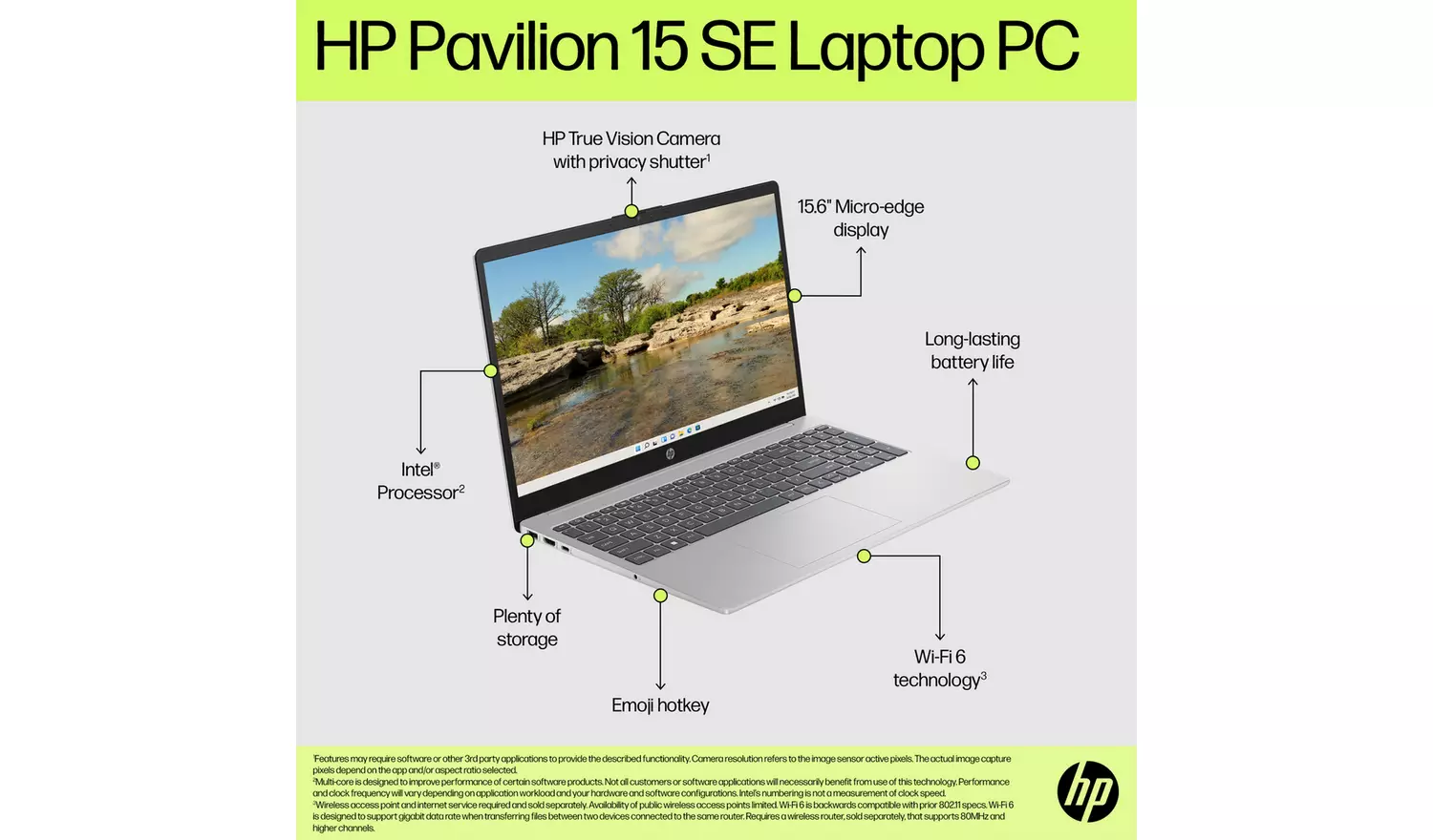 HP Pavilion 15 SE 15.6in i7 16GB 512GB Laptop - Silver