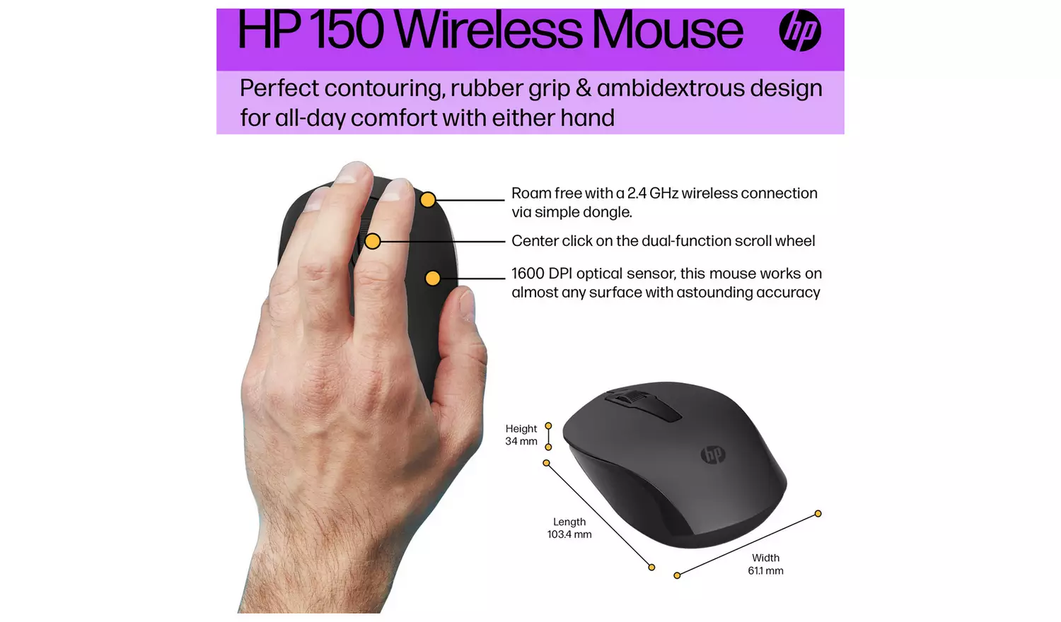 HP 14s-dq0011na 14in Pentium 4GB 128GB Laptop Bundle