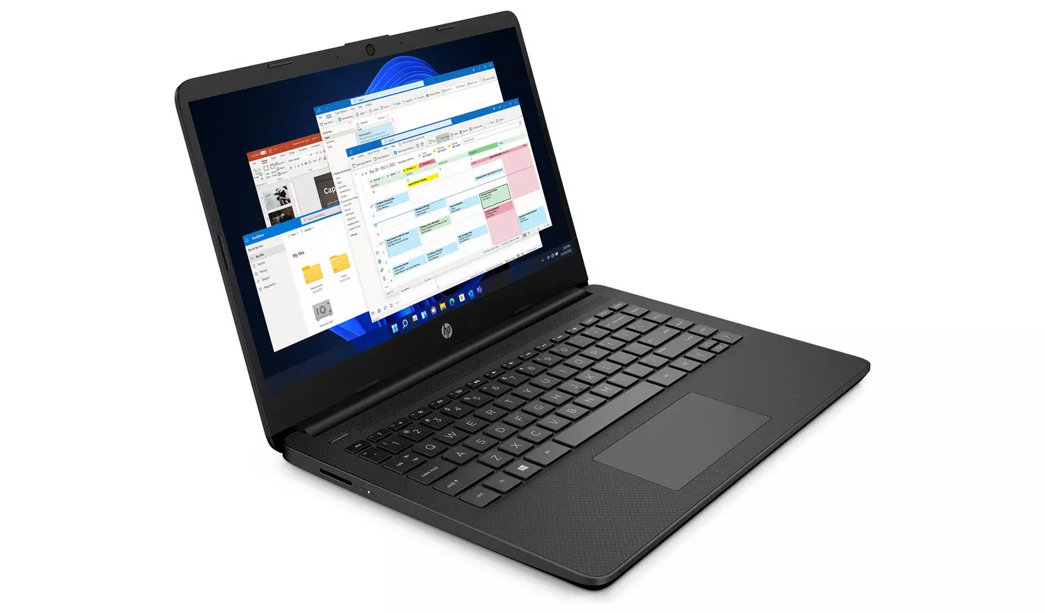 HP 14s-dq0011na 14in Pentium 4GB 128GB Laptop Bundle