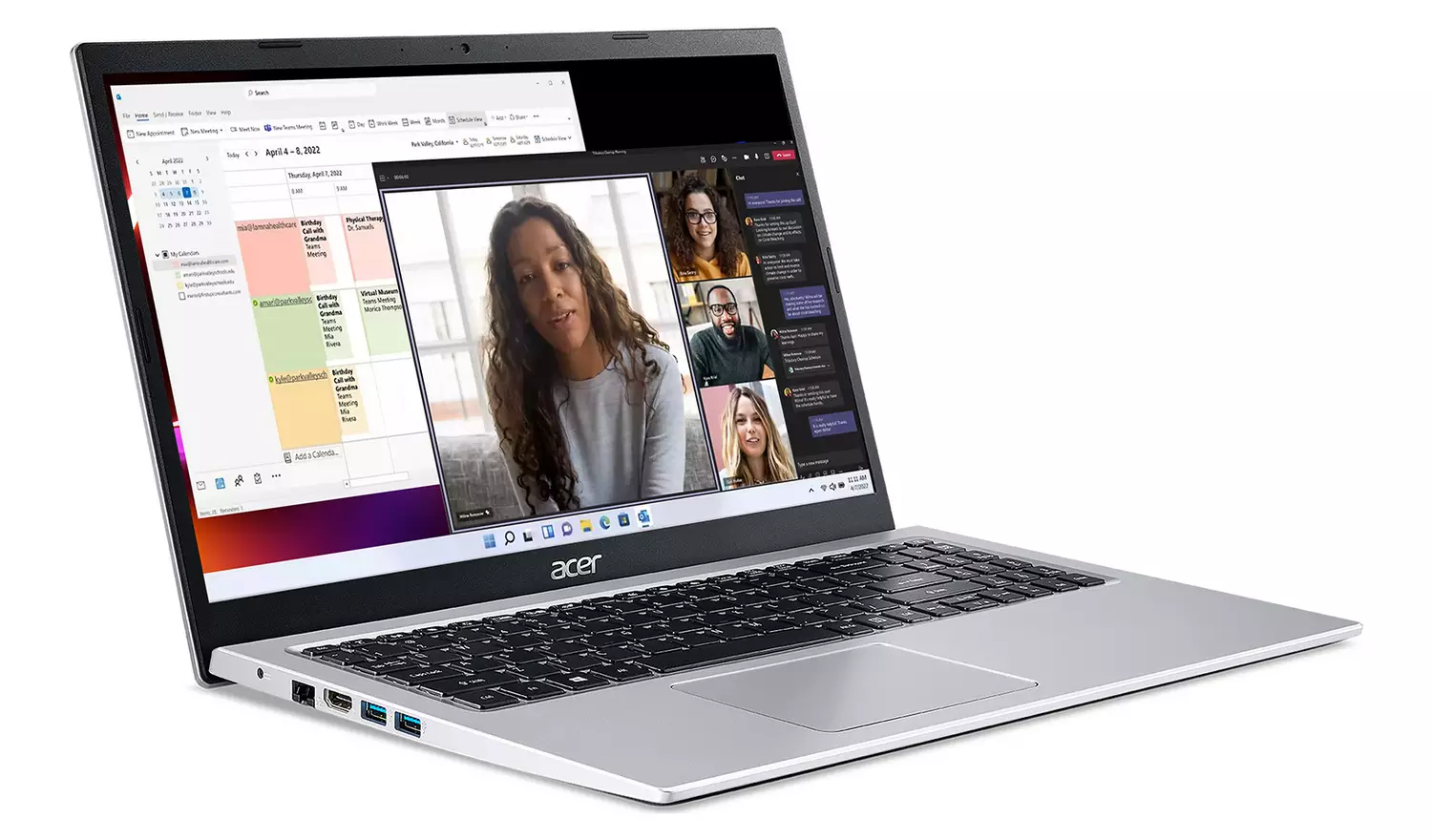 Acer Aspire 3 15.6in i7 8GB 1TB FHD Laptop - Silver