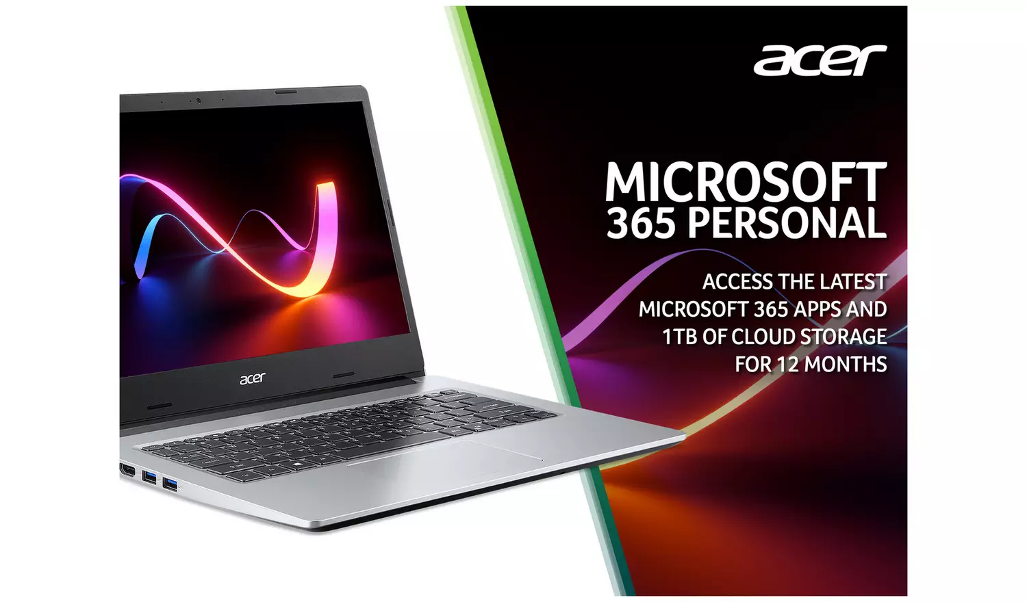 Acer Aspire 1 14in Celeron 4GB 64GB Cloudbook