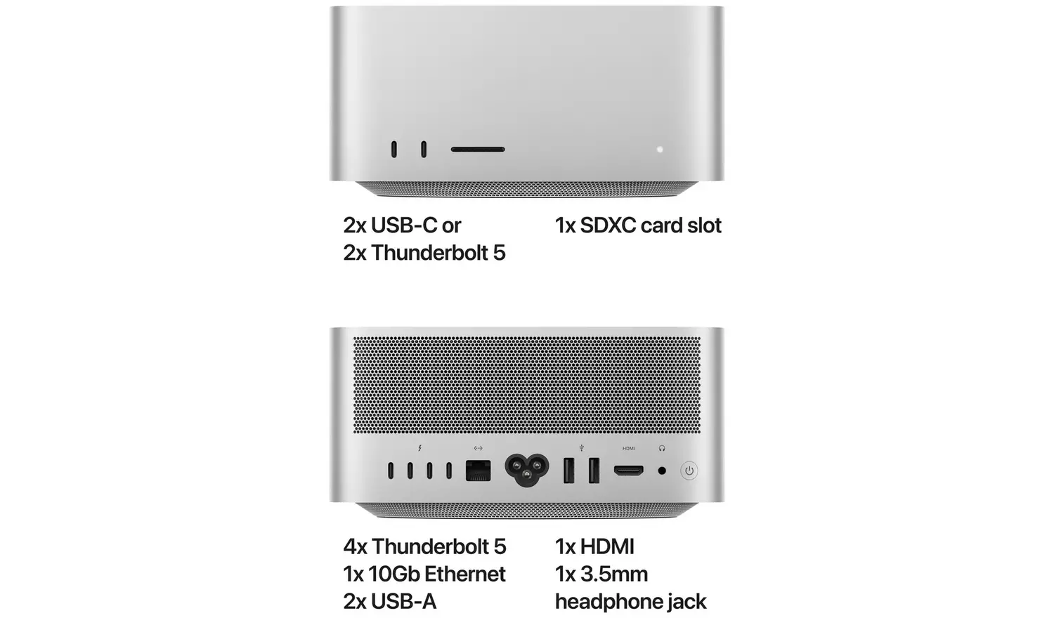 Apple Mac Studio 2025 M4 Max 36GB 512GB Desktop - Silver