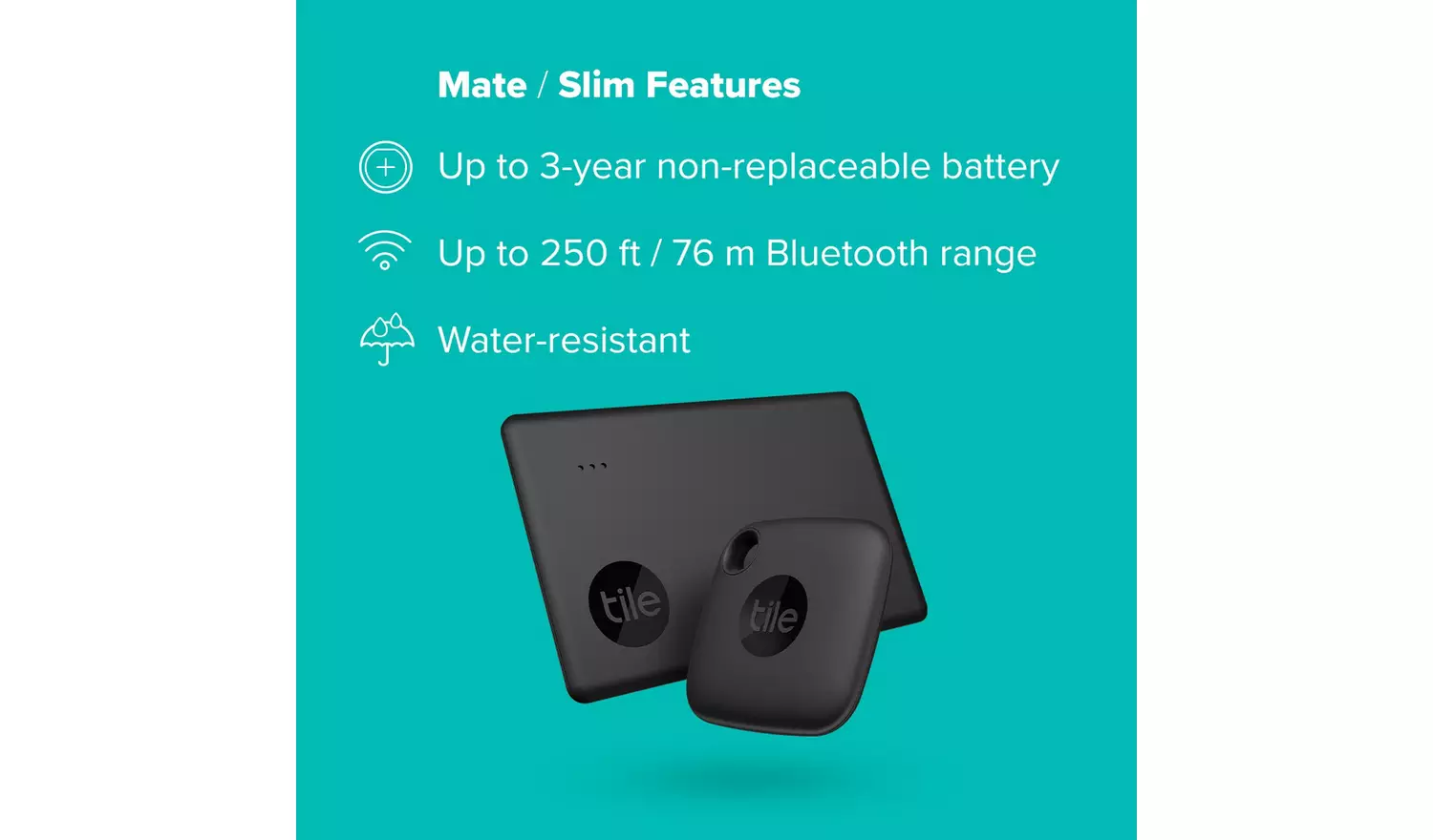 Tile Starter Pack Black - Pack of 2