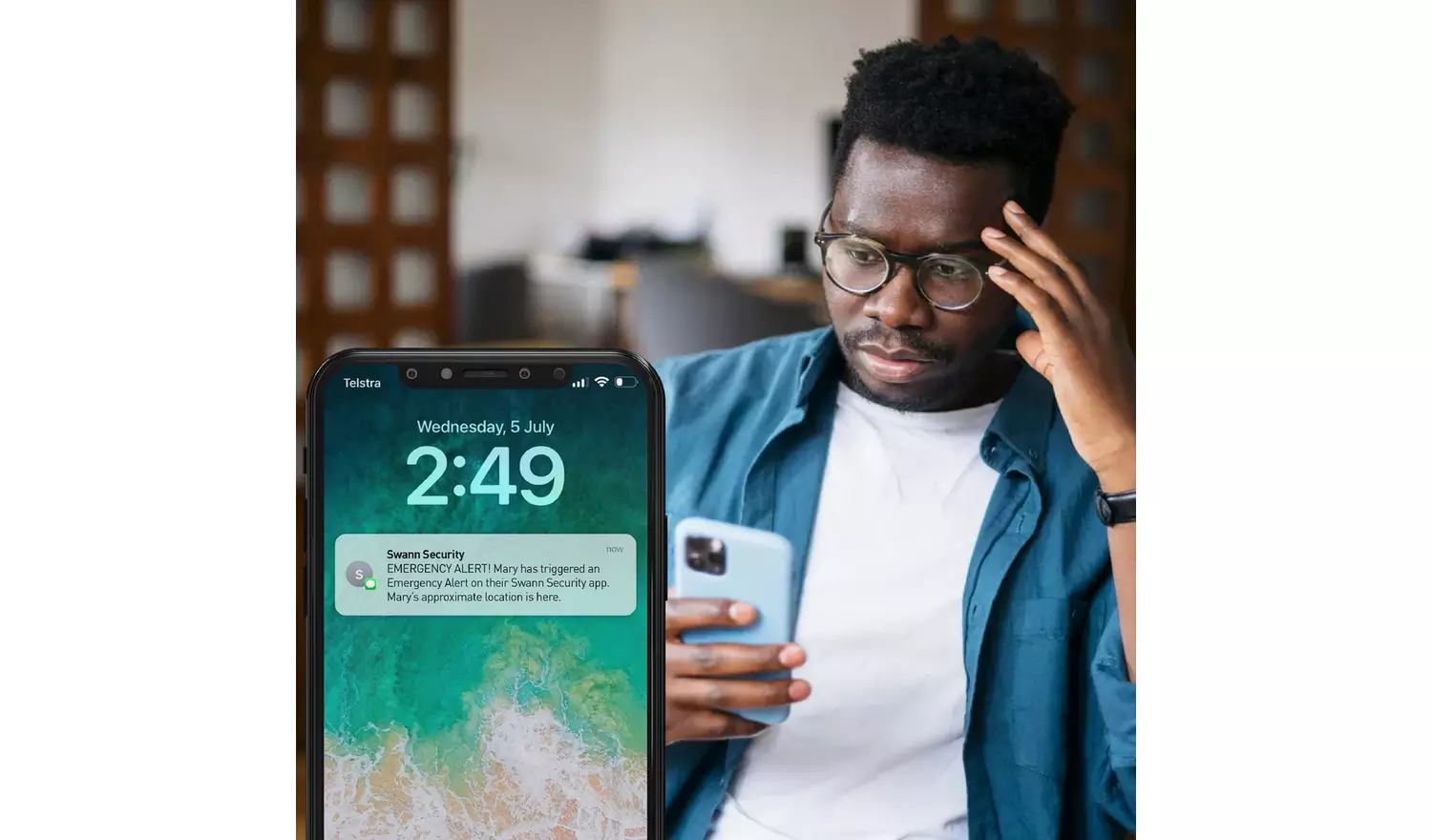 Swann ActiveResponse Personal Safety Alarm - Graphite