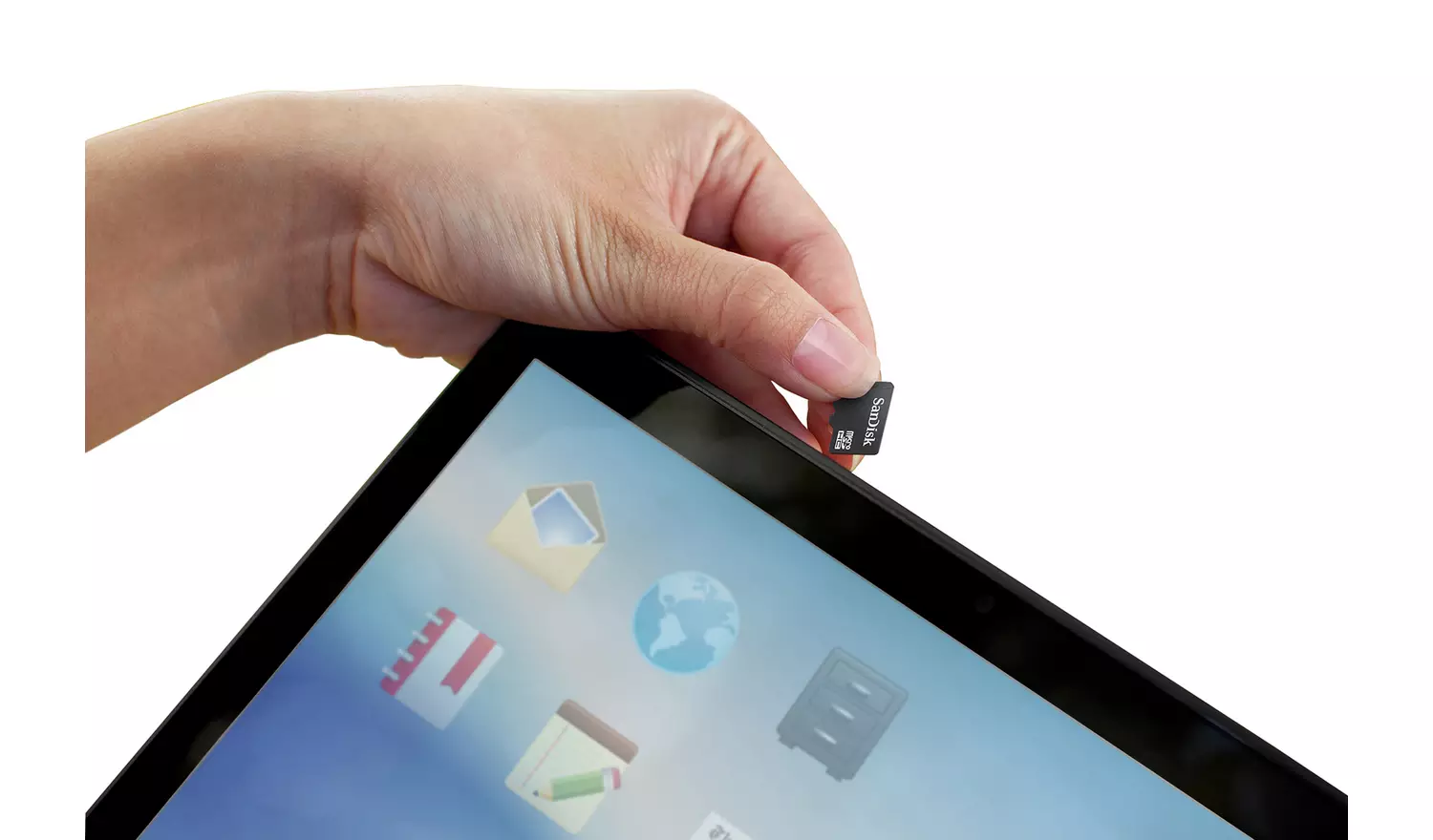 SanDisk Blue Micro SDHC Memory Card - 32GB