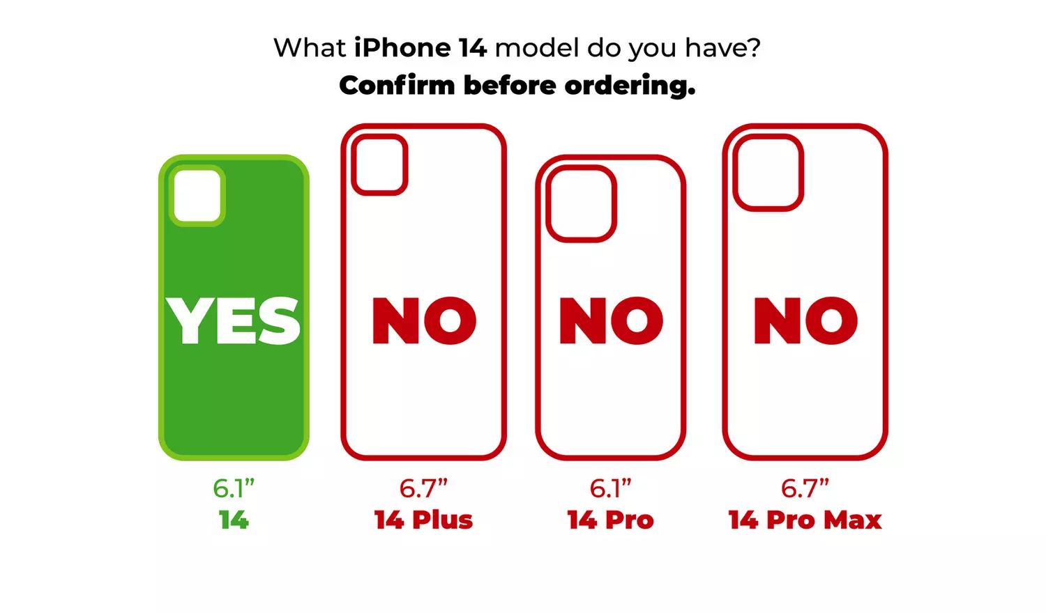 Proporta iPhone 14 Phone Case - Black