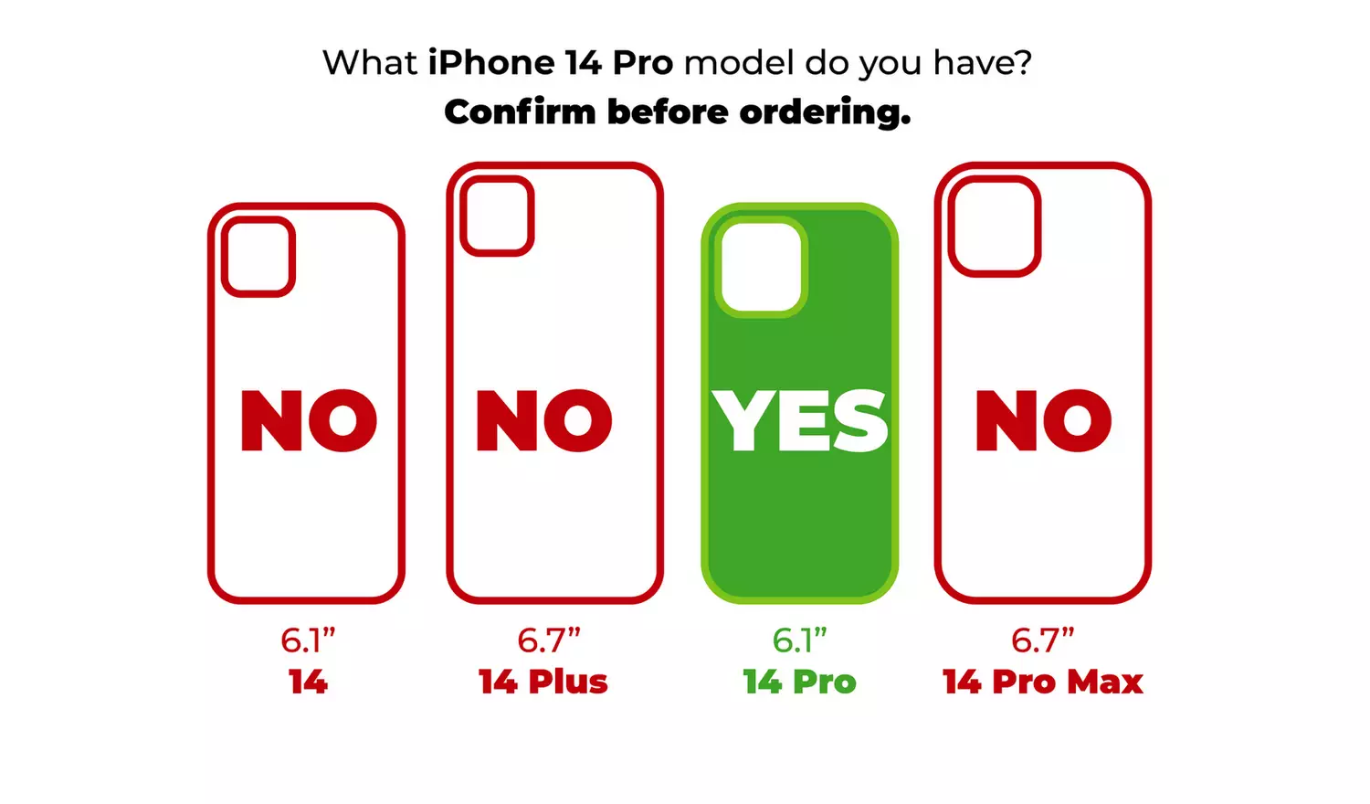 Proporta iPhone 14 Pro Phone Case - Black