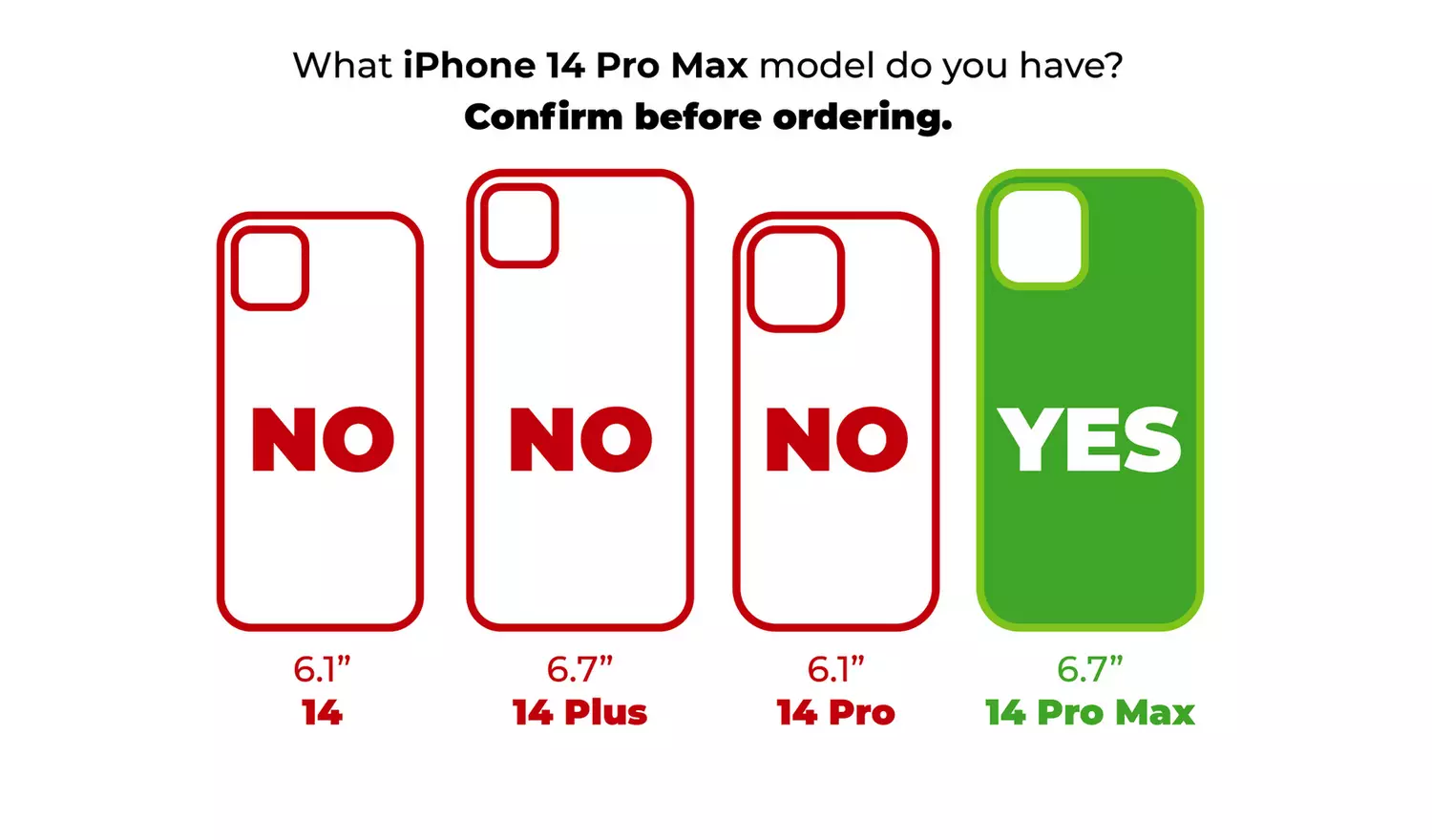 Proporta iPhone 14 Pro Max Phone Case - Black