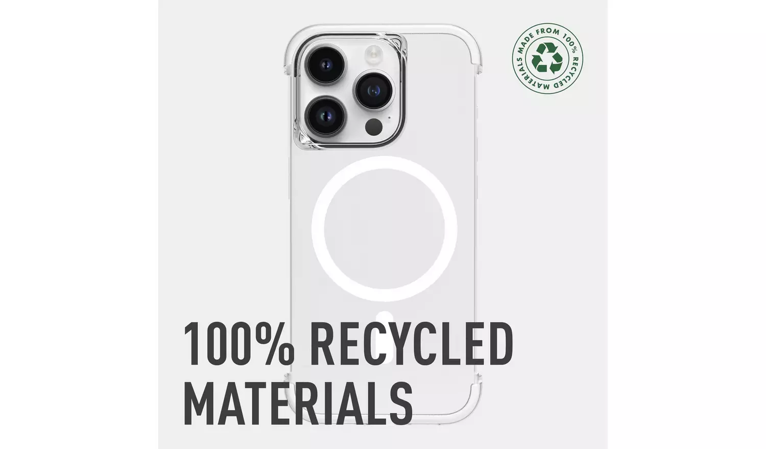 Skech Stark iPhone 15 Pro Phone Case with MagSafe - Clear