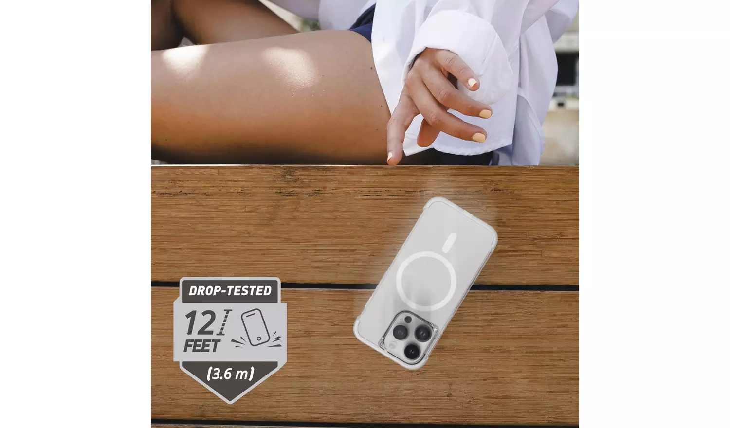 Skech Stark iPhone 16 Pro Max Phone Case with MagSafe Clear