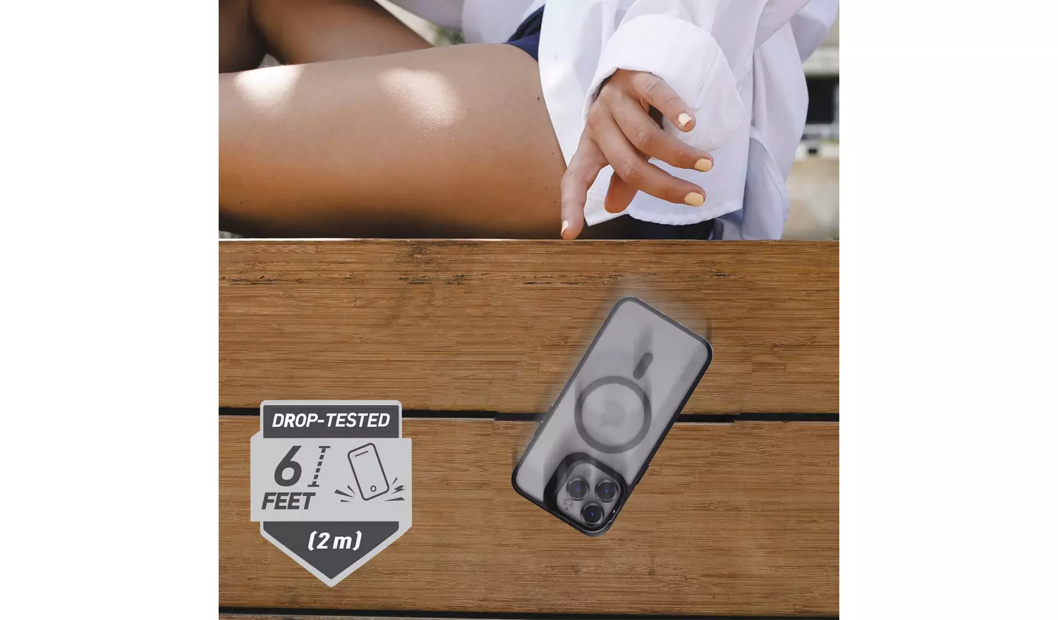 Skech iPhone 15 Pro Phone Case with MagSafe - Hybrid Black