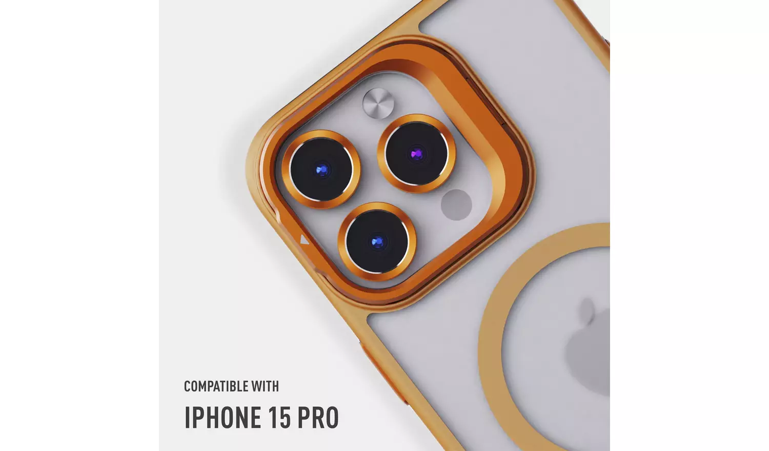 Skech iPhone 15 Pro Phone Case with MagSafe - Hybrid Orange