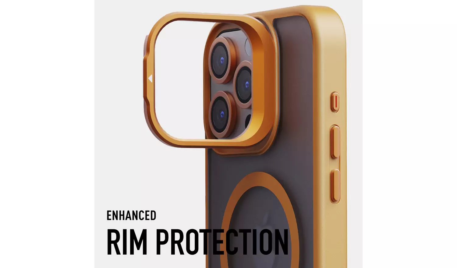 Skech iPhone 15 Pro Phone Case with MagSafe - Hybrid Orange