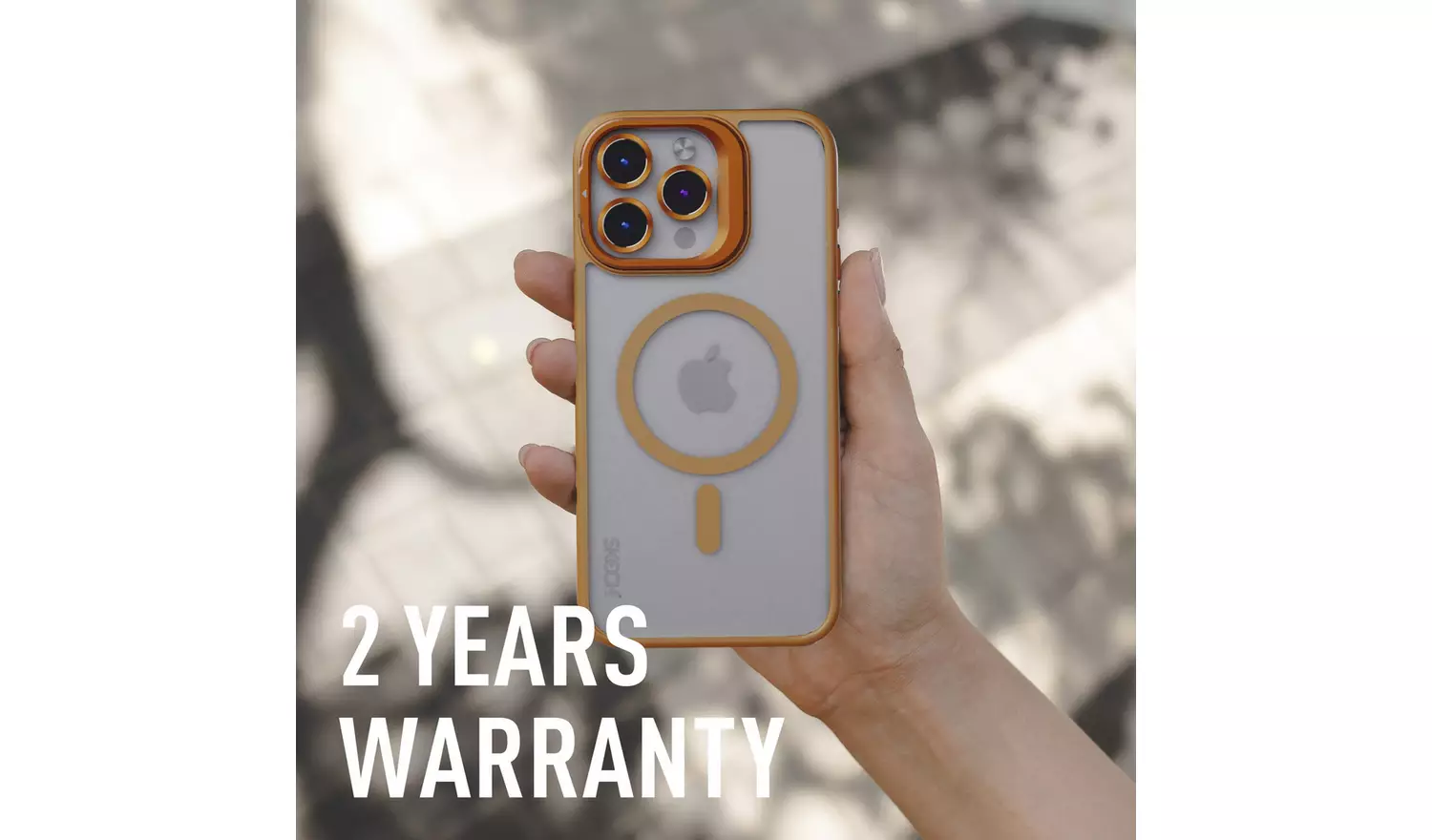 Skech iPhone 15 Pro Phone Case with MagSafe - Hybrid Orange