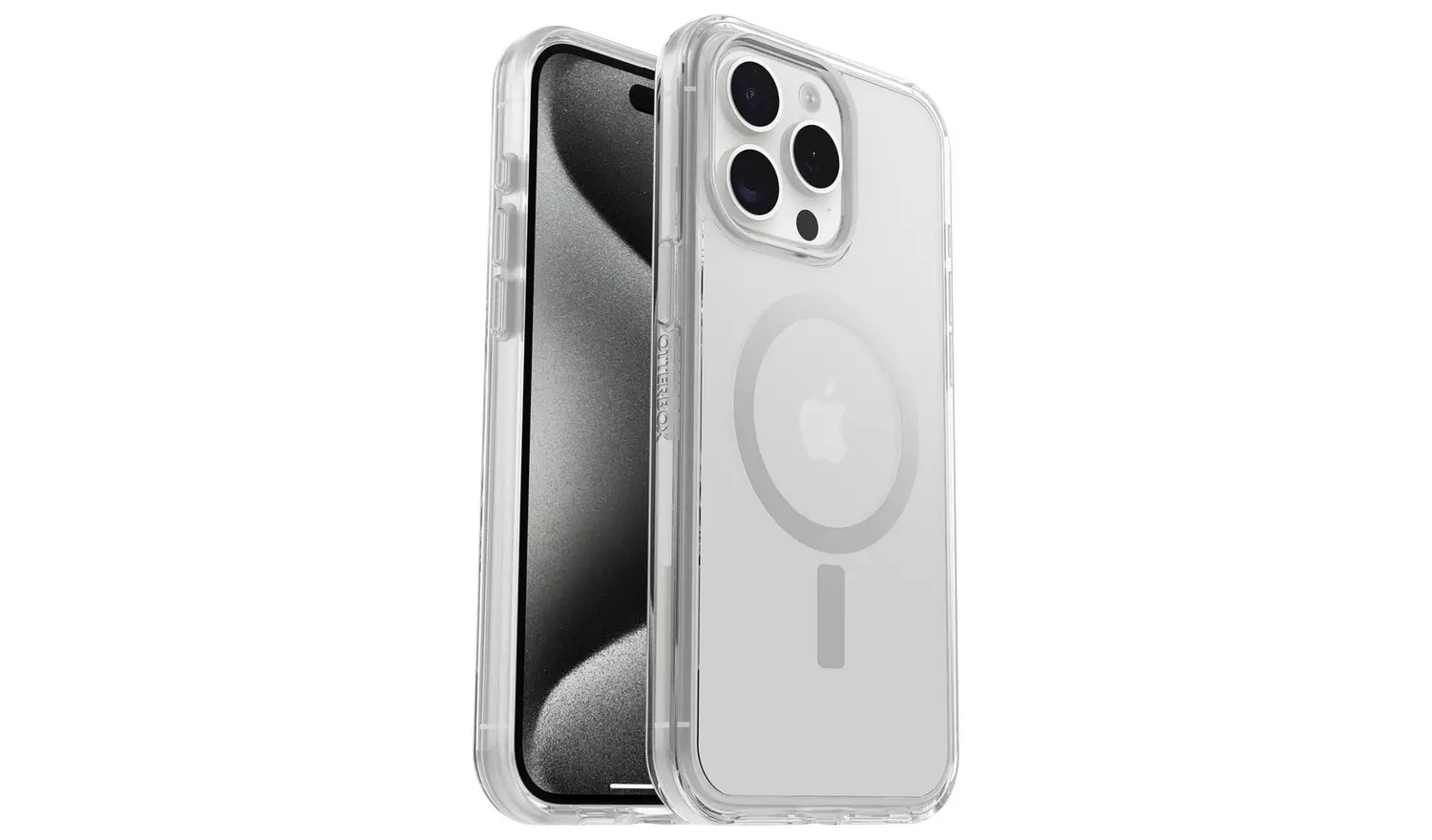 OtterBox Symmetry iPhone 15 Pro Max Phone Case MagSafe Clear