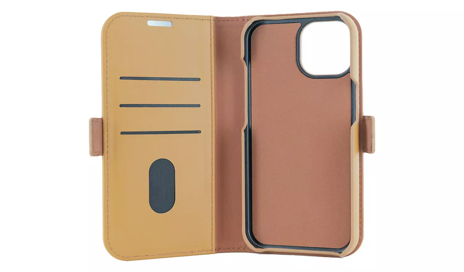 Proporta iPhone 15 Folio Phone Case - Tan