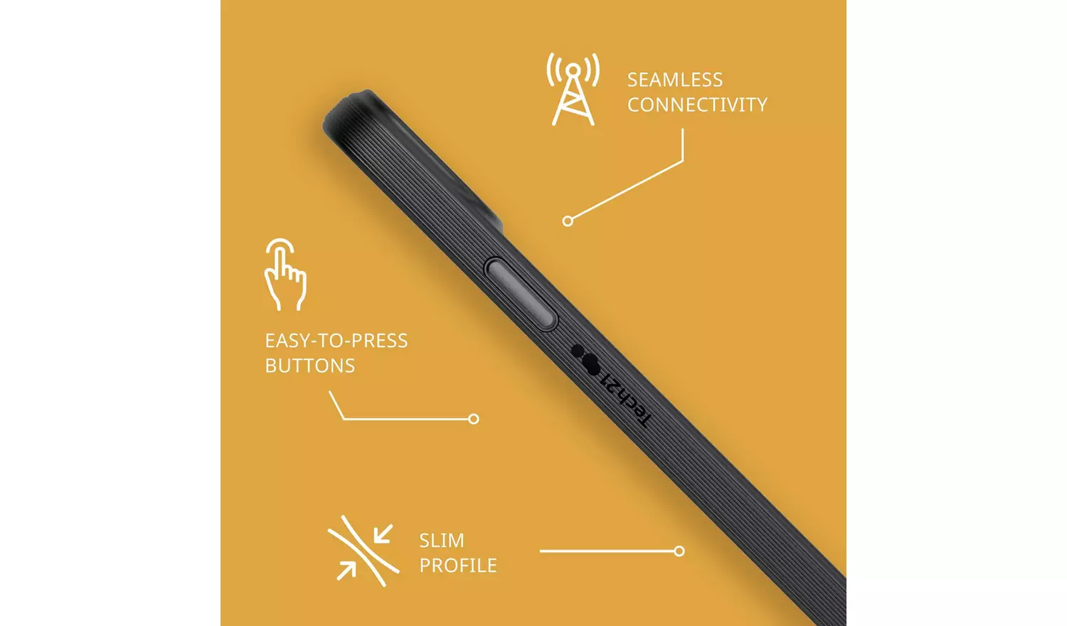 Tech21 iPhone 14 Plus EvoLite Phone Case - Black