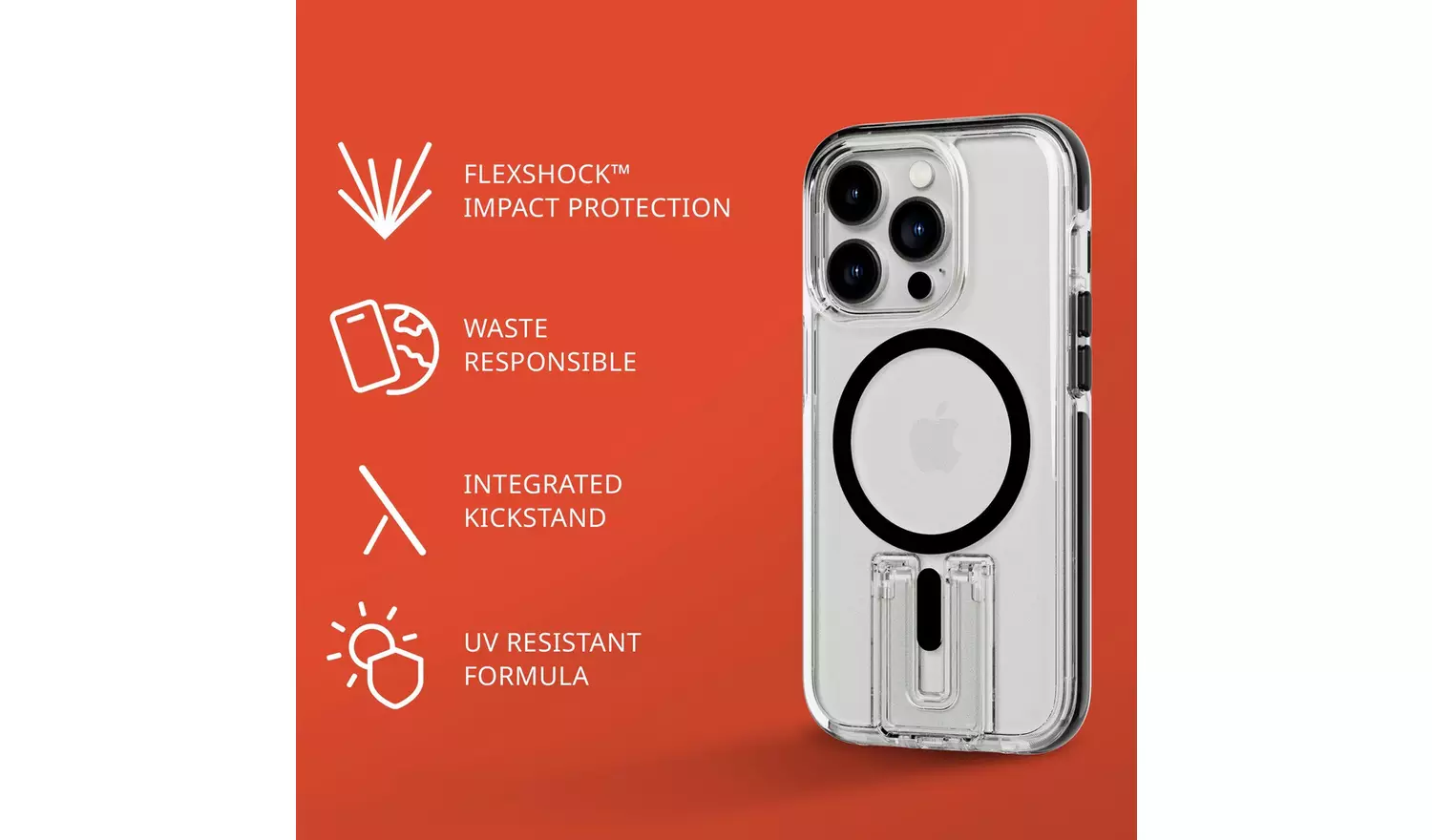 Tech21 iPhone 14 Pro Evo Crystal Phone Case MagSafe - Clear