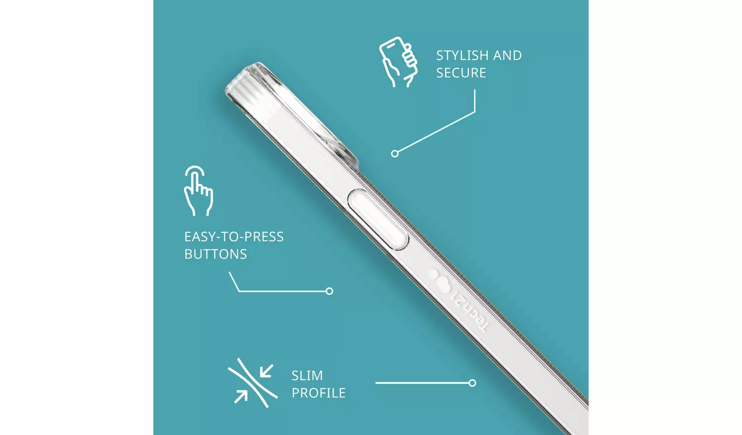 Tech21 iPhone 14 EvoLite Phone Case - Clear