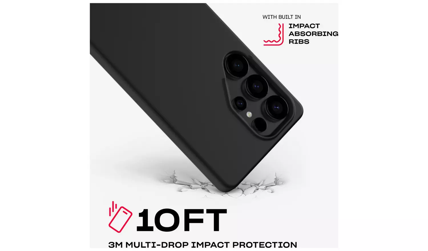 Tech21 EvoLite Samsung Galaxy S25 Ultra Phone Case - Black