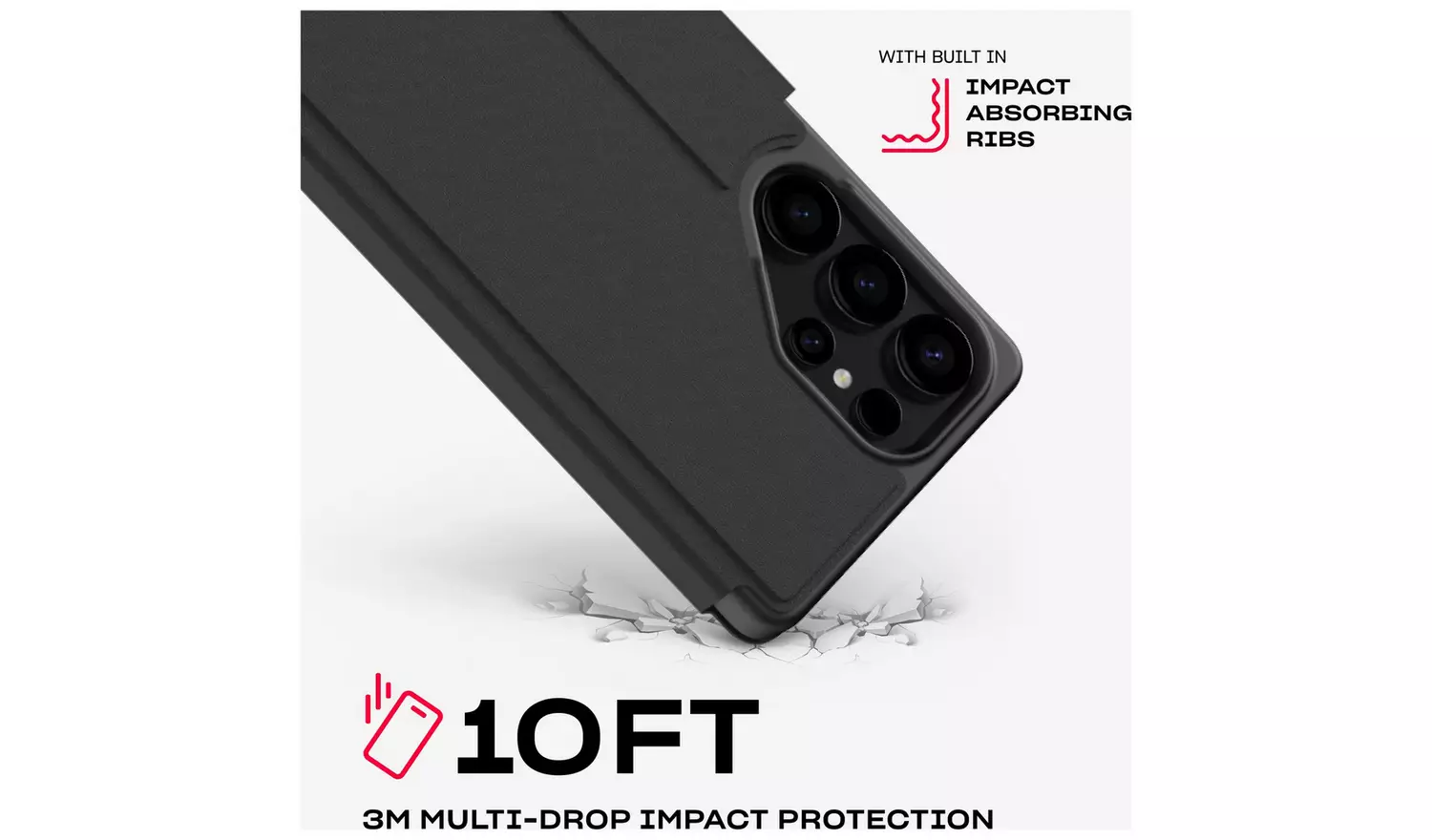 Tech21 EvoLite Samsung Galaxy S25 Ultra Folio Phone Case