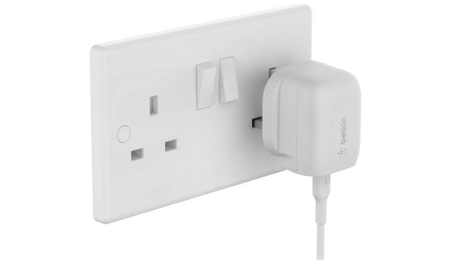 Belkin 20W USB-C Wall Charger With Lightning Cable - White