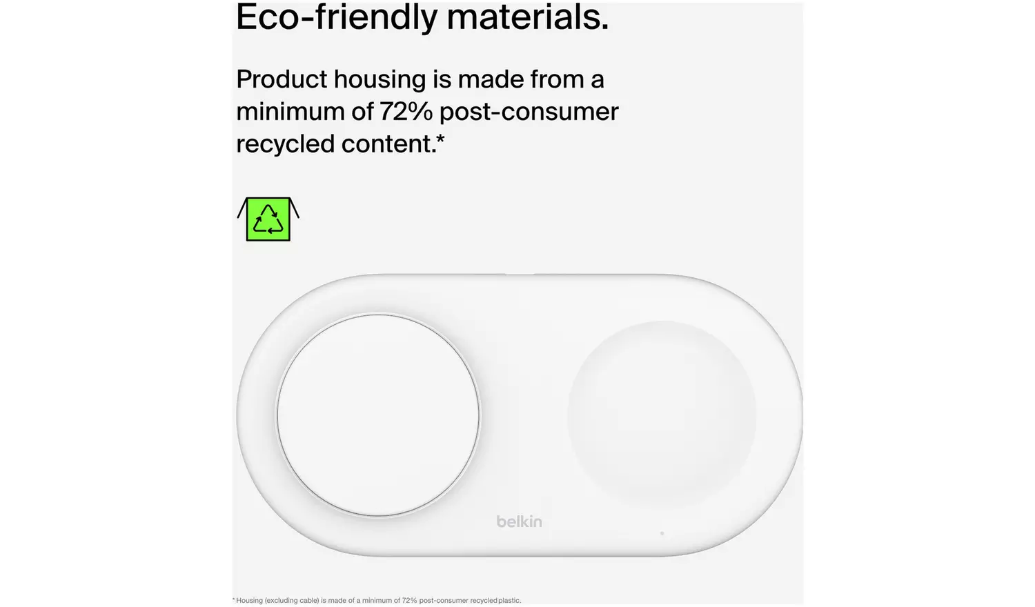 Belkin 2 in 1 MagSafe Compatible Wireless Charger 15W White