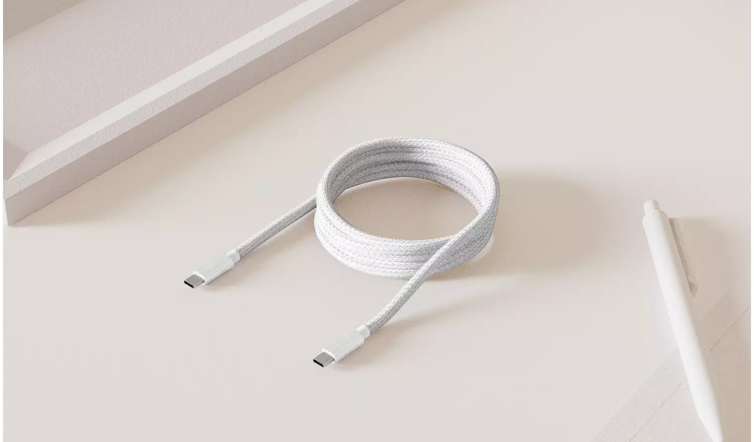Juice USB C to USB C 1m Charging Cable - White