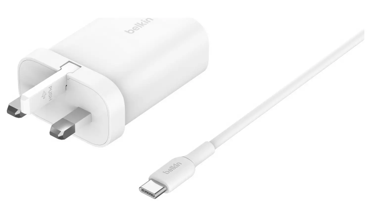 Belkin 3 in 1 MagSafe Compatible Wireless Charger Qi2- White