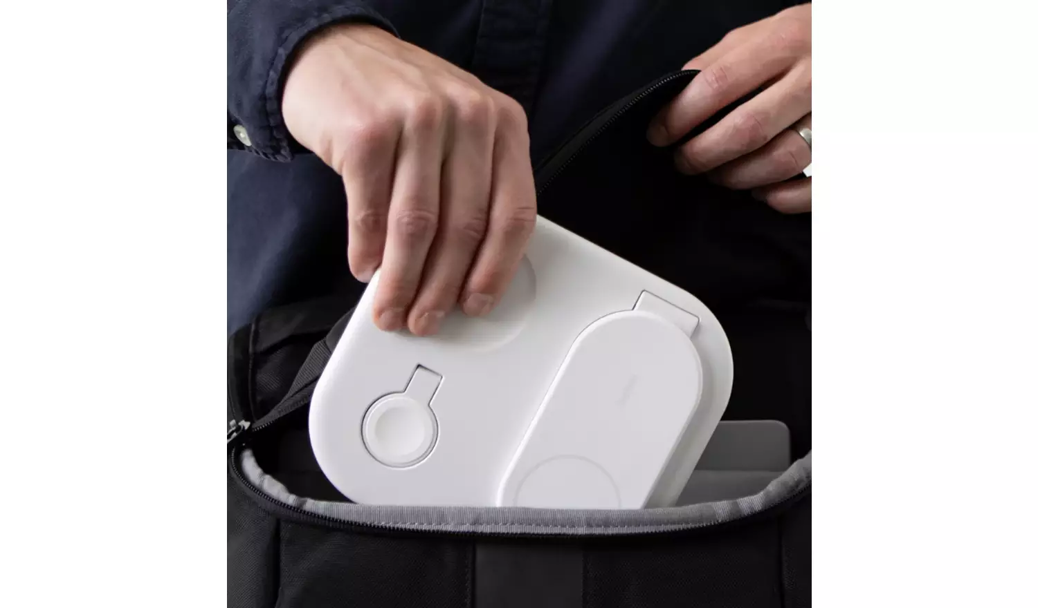 Belkin 3 in 1 MagSafe Compatible Wireless Charger Qi2- White