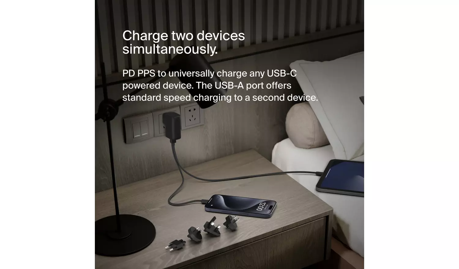 Belkin 5,000mAh Power Bank 2 in 1 Travel Wall Charger