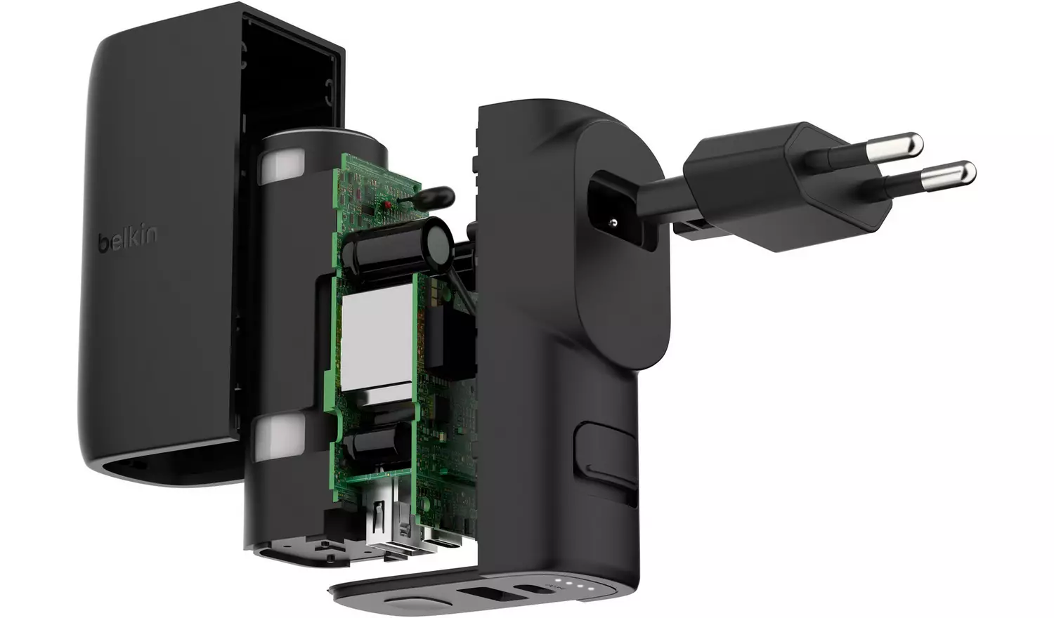 Belkin 5,000mAh Power Bank 2 in 1 Travel Wall Charger