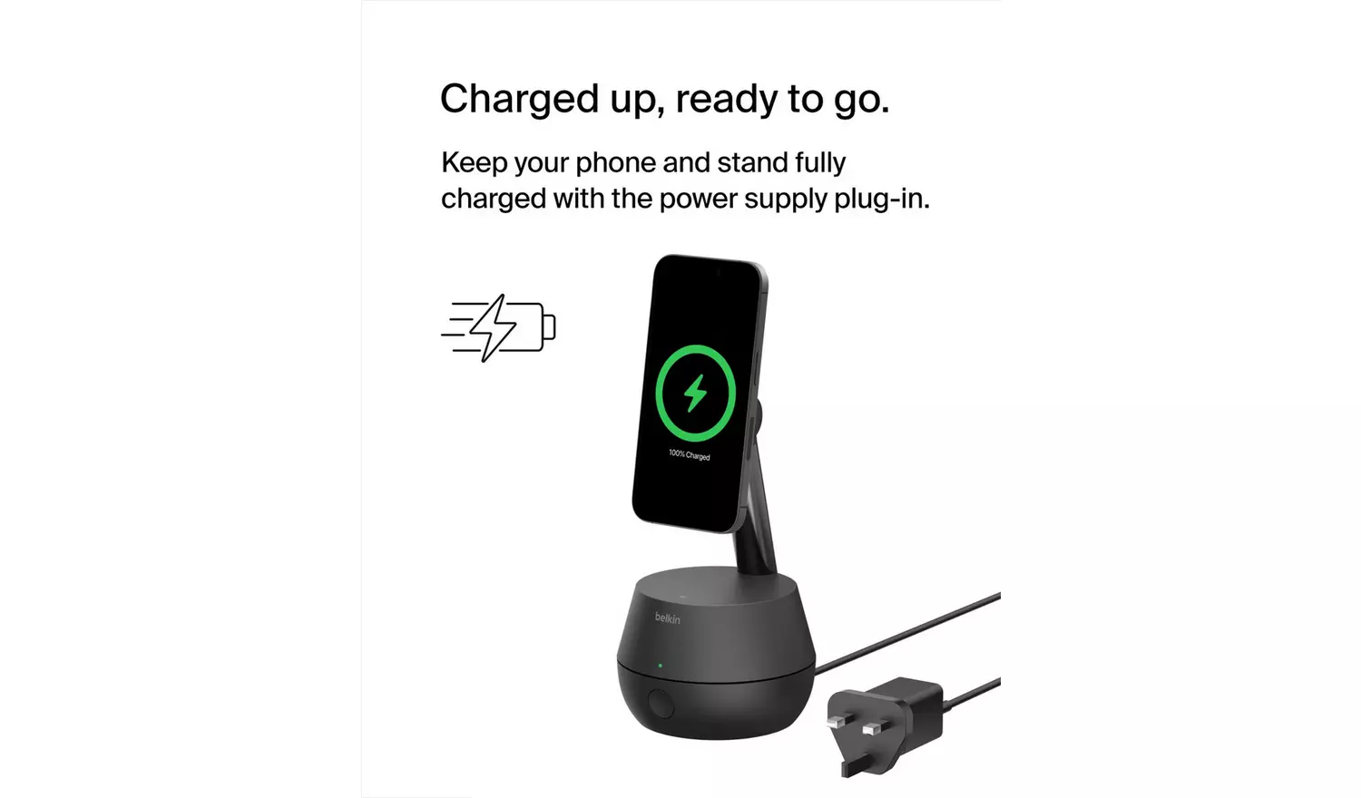 Belkin Auto Tracking Stand Pro with DockKit and 15W MagSafe