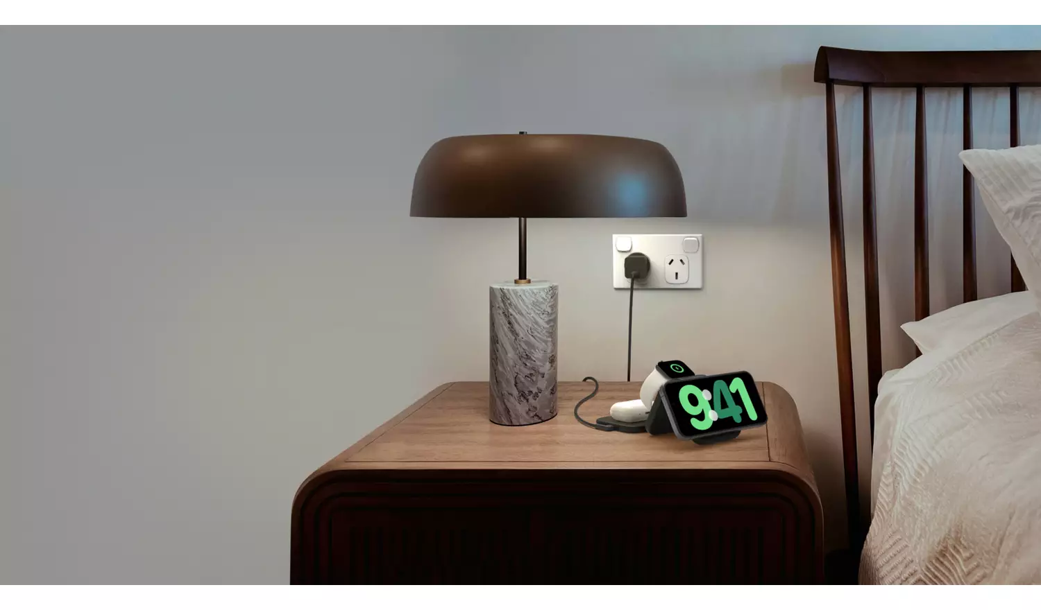 Belkin 3in1 15W Magnetic Magsafe Wireless Charger Travel Pad